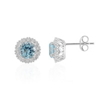 Orecchini in argento con Topazio Blu Cielo