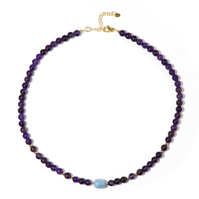 Collana in argento con Acquamarina