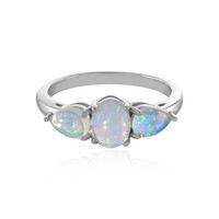 Anello in argento con Opale di Welo
