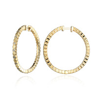Orecchini in ottone con Diamante I3 (I) (Juwelo Style)