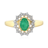 Anello in argento con Smeraldo Socoto
