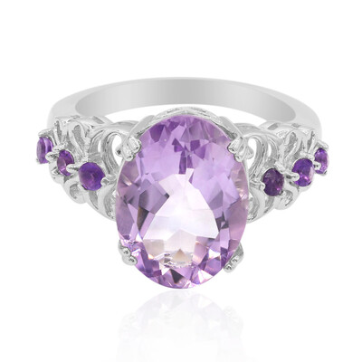 Anello in argento con Ametista Boliviana