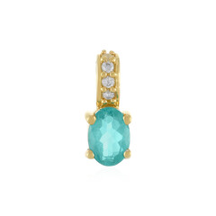 Ciondolo in argento con Apatite Blu