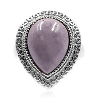 Anello in argento con Fluorite opalizzata