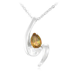 Collana in argento con Topazio Jungle