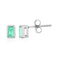 Orecchini in argento con Smeraldo Russo