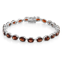 Bracciale in argento con Granato Mozambico