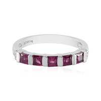 Anello in argento con Rodolite