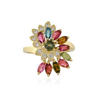 Anello in argento con Tormalina