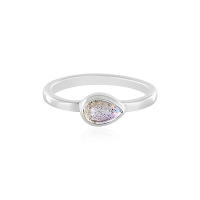 Anello in argento con Labradorite
