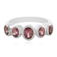 Anello in argento con Granato Malaya