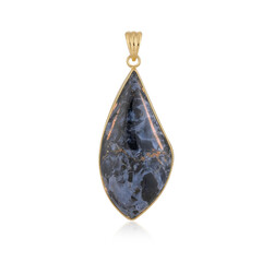 Ciondolo in argento con Pietersite (Bali Barong)