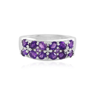 Anello in argento con Ametista