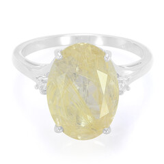 Anello in argento con Quarzo Rutilato