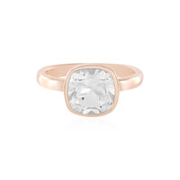 Anello in argento con Topazio Bianco