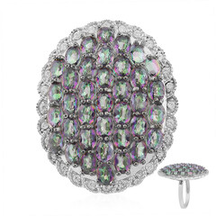 Anello in argento con Quarzo Mistico