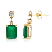Orecchini in oro con Smeraldo Zambia AAA (CIRARI)