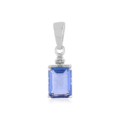 Ciondolo in argento con Fluorite Cangiante