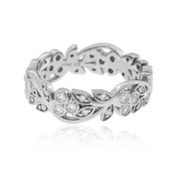 Anello in platino con Diamante Flawless (F) (LUCENT DIAMONDS)