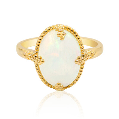 Anello in oro con Opale di Welo (Adela Gold)