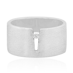 Anello in argento con Diamante I1 (G)