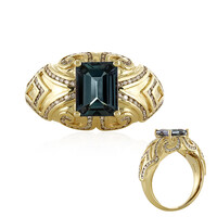 Anello in oro con Tanzanite (non riscaldata) (de Melo)