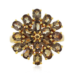 Anello in argento con Granato Cangiante