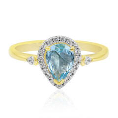 Anello in oro con Acquamarina Medina