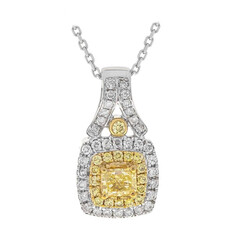 Collana in oro con Diamante Giallo SI2 (CIRARI)
