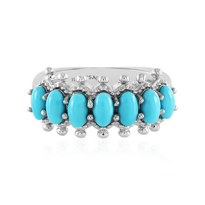 Anello in argento con Turchese Sleeping Beauty (Dallas Prince Designs)