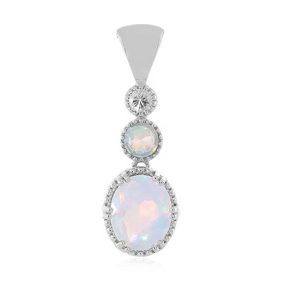 Ciondolo in argento con Opale di Welo