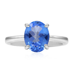 Anello in argento con Topazio Blu Indaco