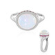 Anello in argento con Opale di Welo (Adela Silber)