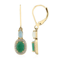 Orecchini in argento con Opale di Welo