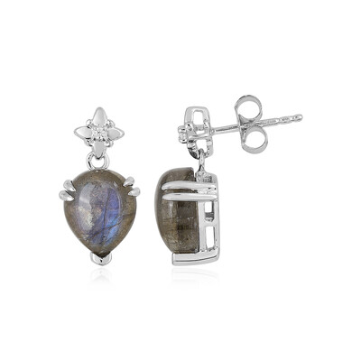 Orecchini in argento con Labradorite