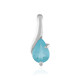 Ciondolo in argento con Apatite Blu