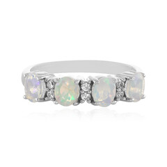 Anello in argento con Opale di Welo