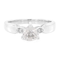 Anello in argento con Kunzite Bianca