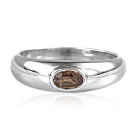 Anello in argento con Zircone Cannella