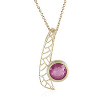 Collana in oro con Zaffiro Rosa del Madagascar (Ornaments by de Melo)