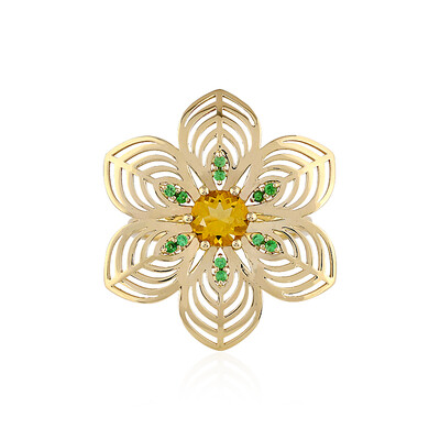 Anello in oro con Berillo Giallo (Ornaments by de Melo)