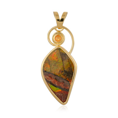 Ciondolo in argento con Ammolite