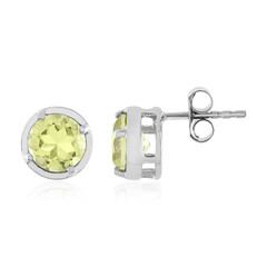 Orecchini in argento con Quarzo Limone