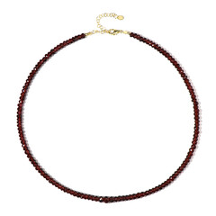 Collana in argento con Granato Mozambico