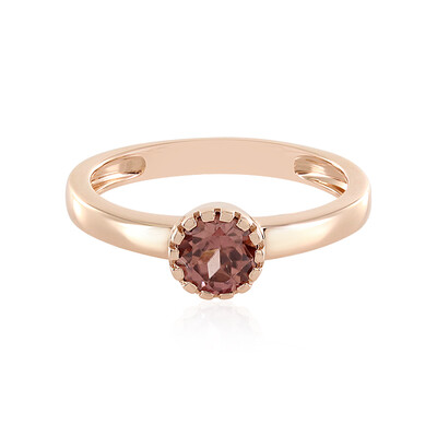 Anello in argento con Zircone Rosa