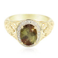 Anello in oro con Andalusite