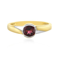 Anello in argento con Rodolite Lampone