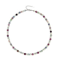 Collana in argento con Fluorite