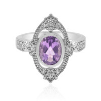 Anello in argento con Ametista