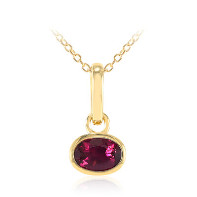 Collana in oro con Rubellite (Tenner Diniz)